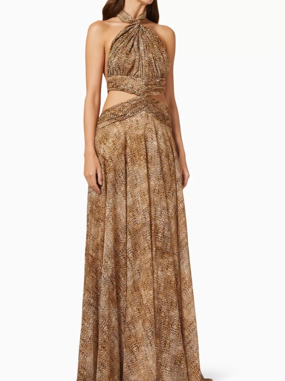Alexis Aaliyah Leopard Gown